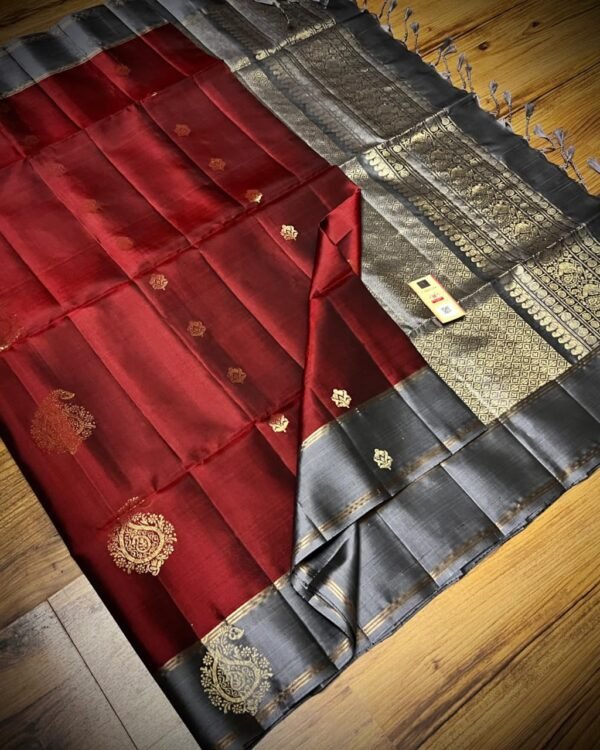 Pure silk Handloom Double warp silk