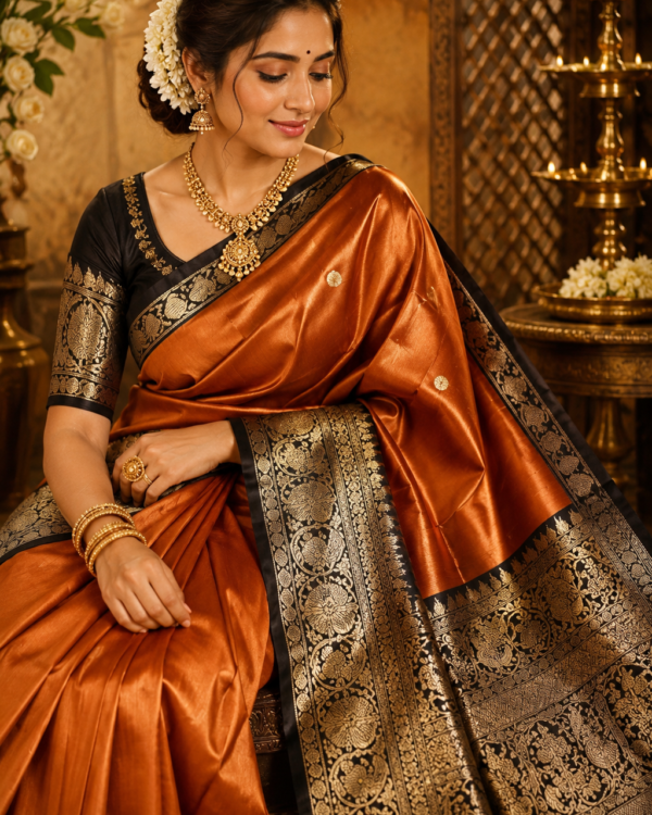 Pure silk Handloom weaving saree