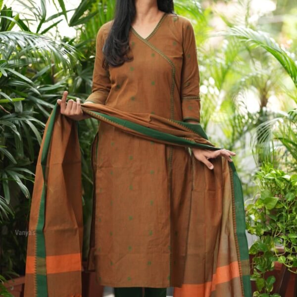 Handloom Pattu Narayani South Weaving Cotton Kurti