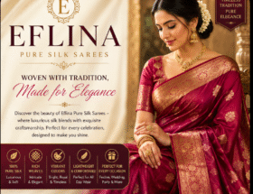 Eflina Pure Silk Sarees