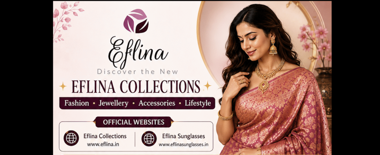 Eflina Collections- Pure Silk Sarees & Jewellery