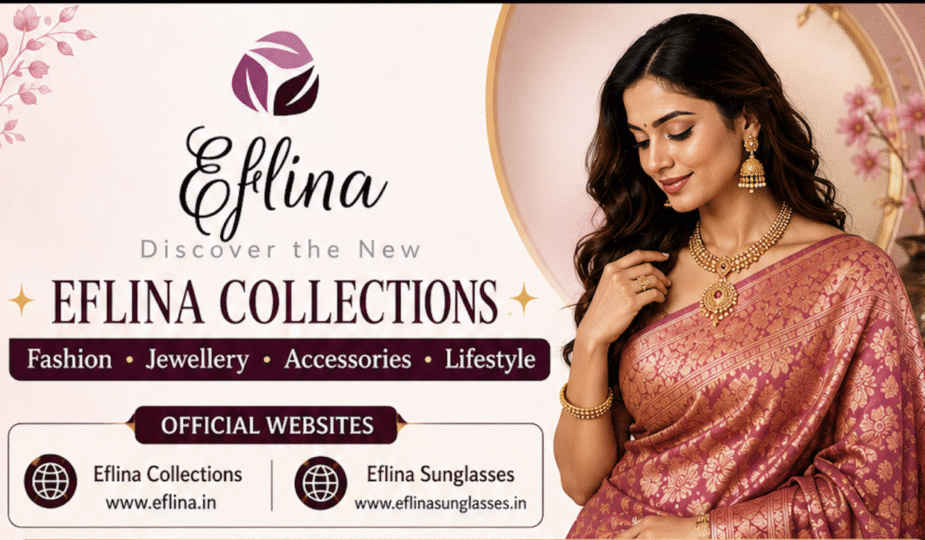 Eflina Collections- Pure Silk Sarees & Jewellery