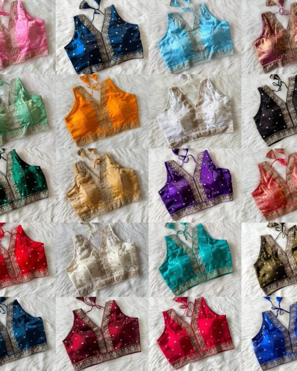 Blouse with Sequence Work