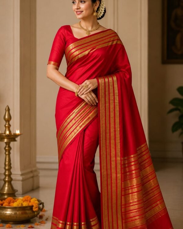 Mysore Crepe silk saree