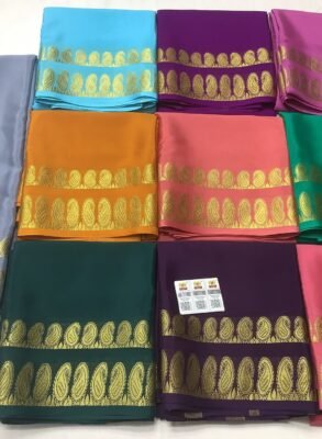 Mysore Crepe silk saree