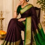 Pure crepe Mysore silk sarees