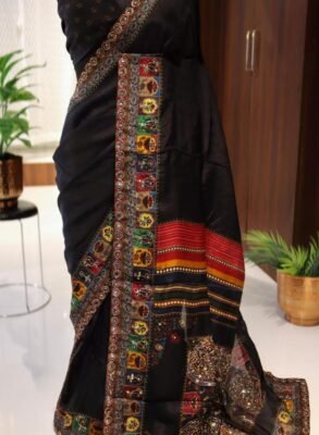 Pure organza silk saree