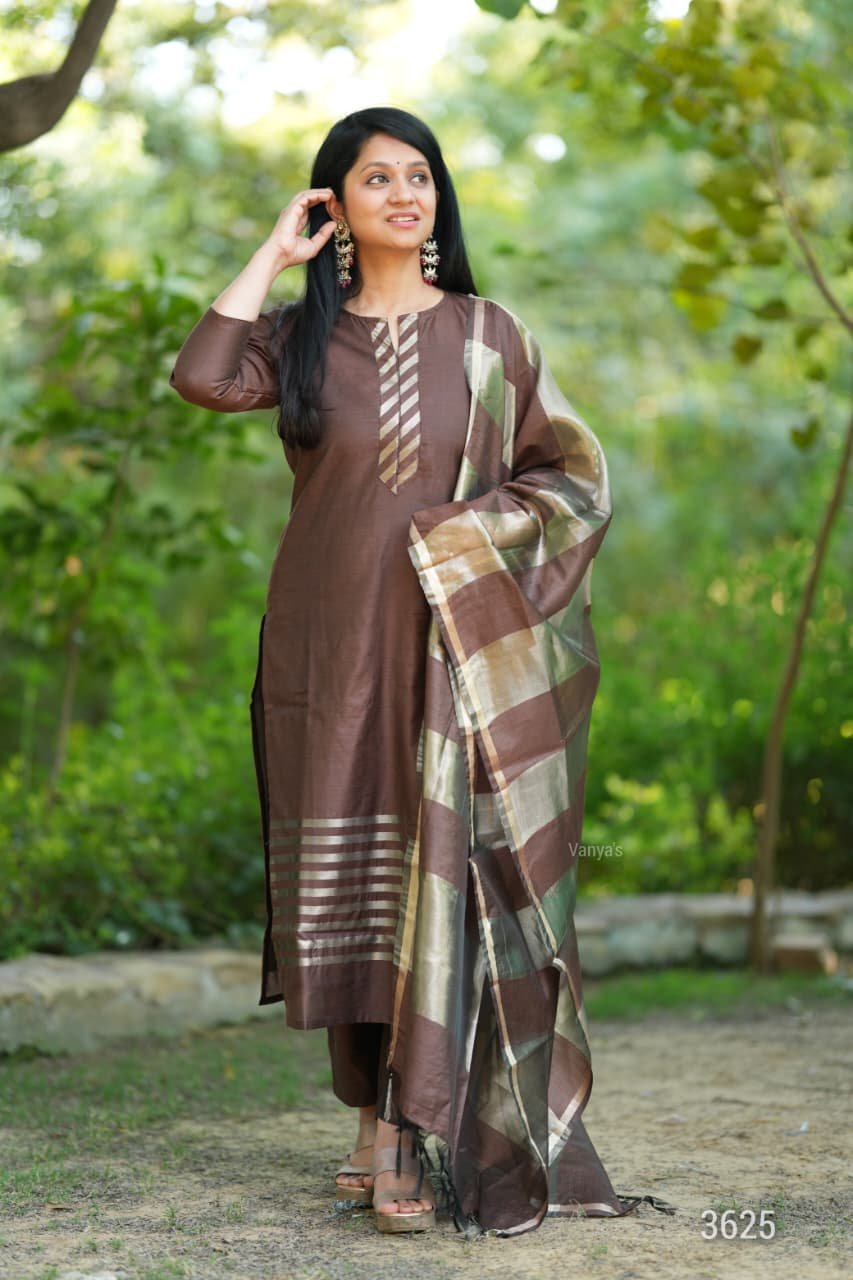 Banarasi Silk Suit Set 5 Banarasi Silk Suit Set - Image 5