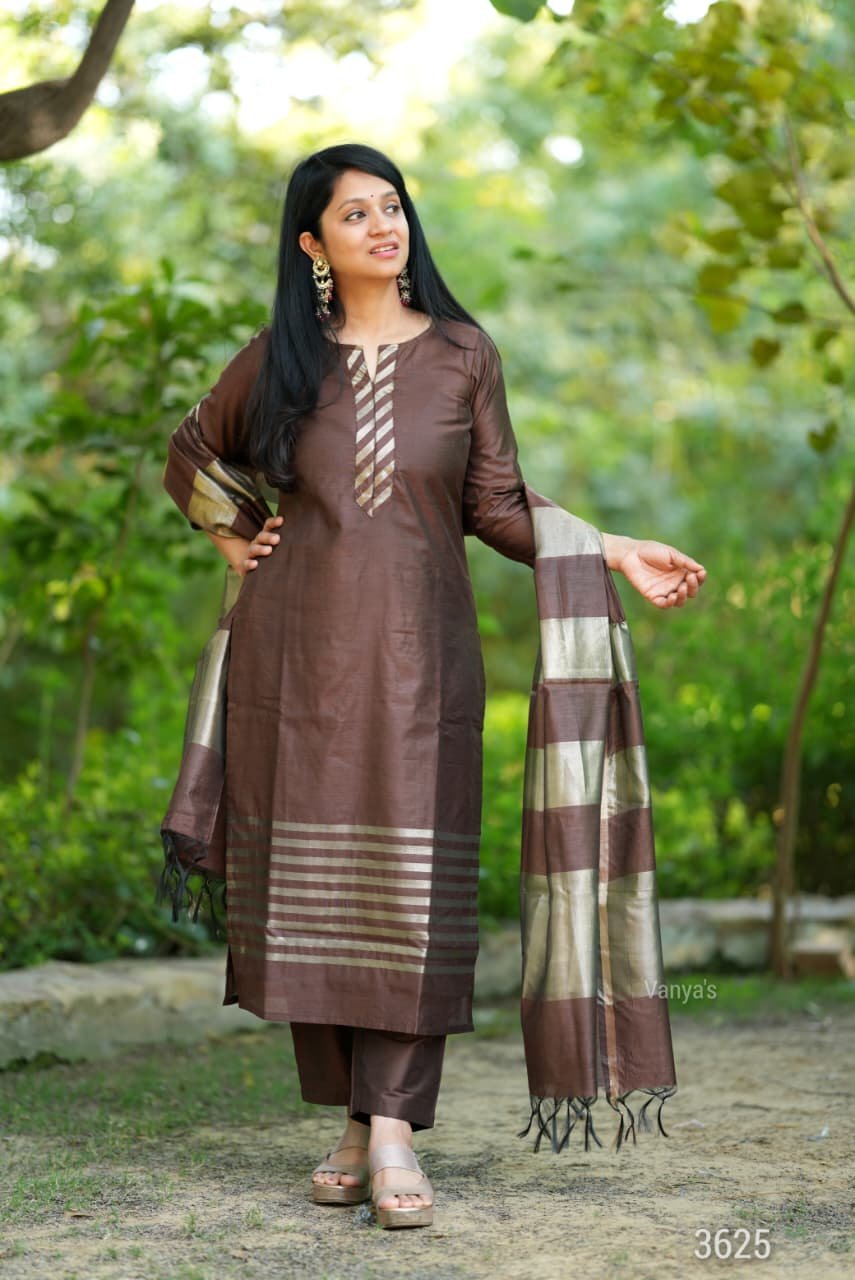 Banarasi Silk Suit Set 2 Banarasi Silk Suit Set