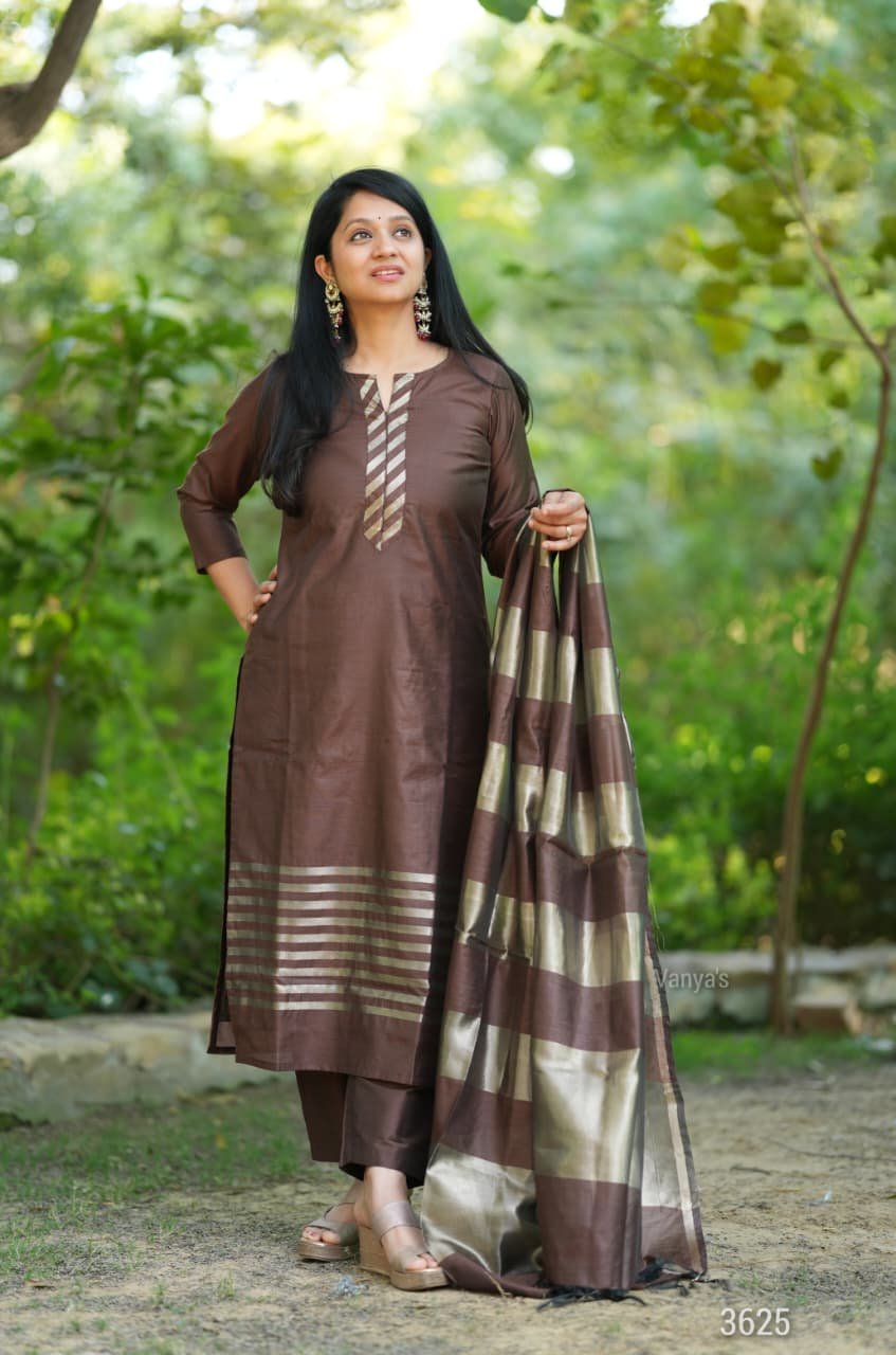 Banarasi Silk Suit Set 1 Banarasi Silk Suit Set