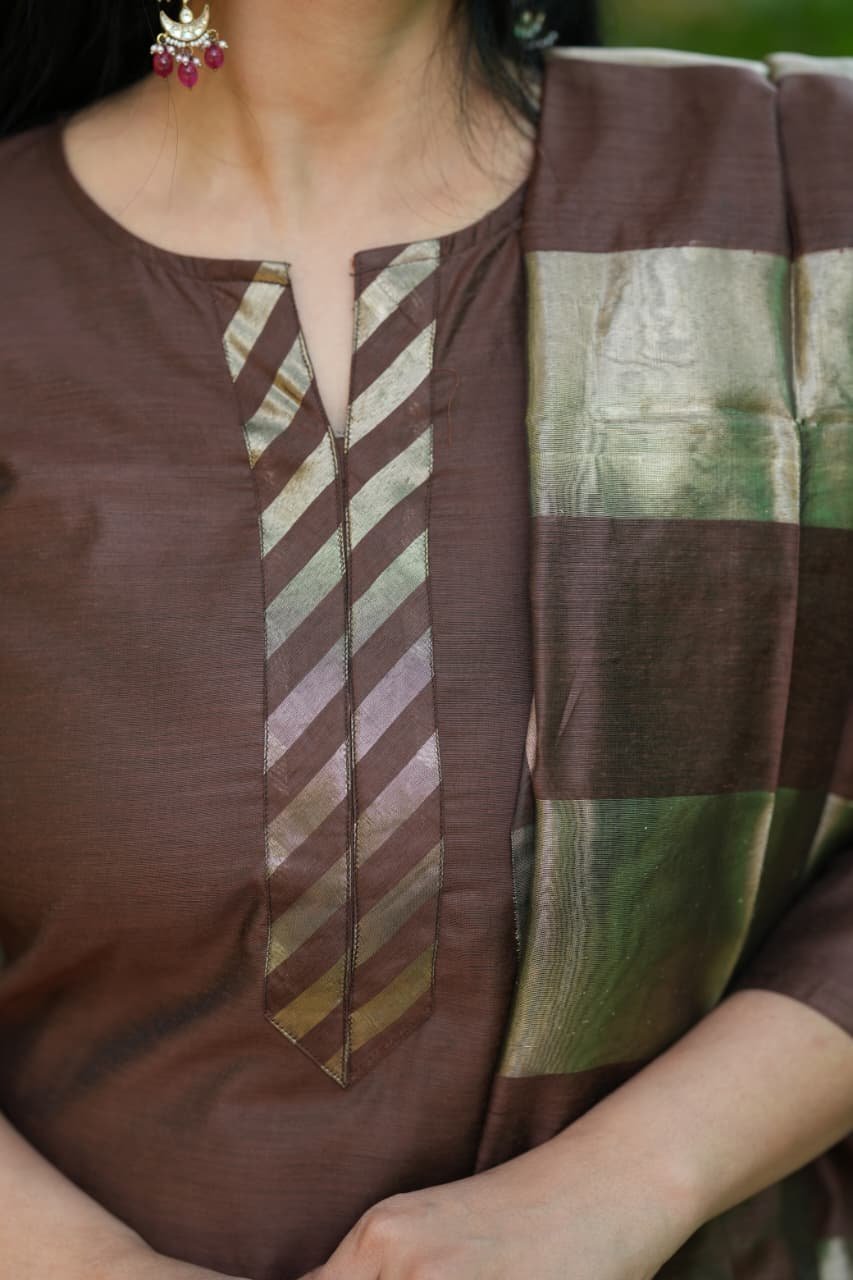 Banarasi Silk Suit Set 11 Banarasi Silk Suit Set - Image 11