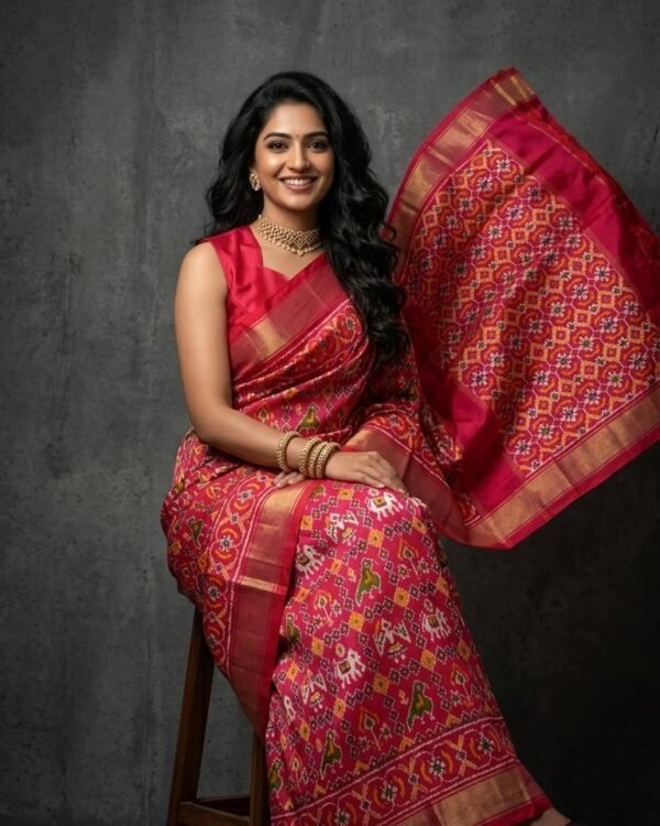 Exclusive ikkat pure silk sarees