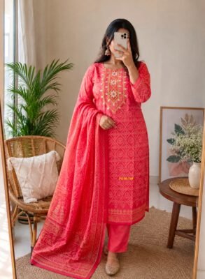 Premium Soft Tissue Shimmer Suit Set