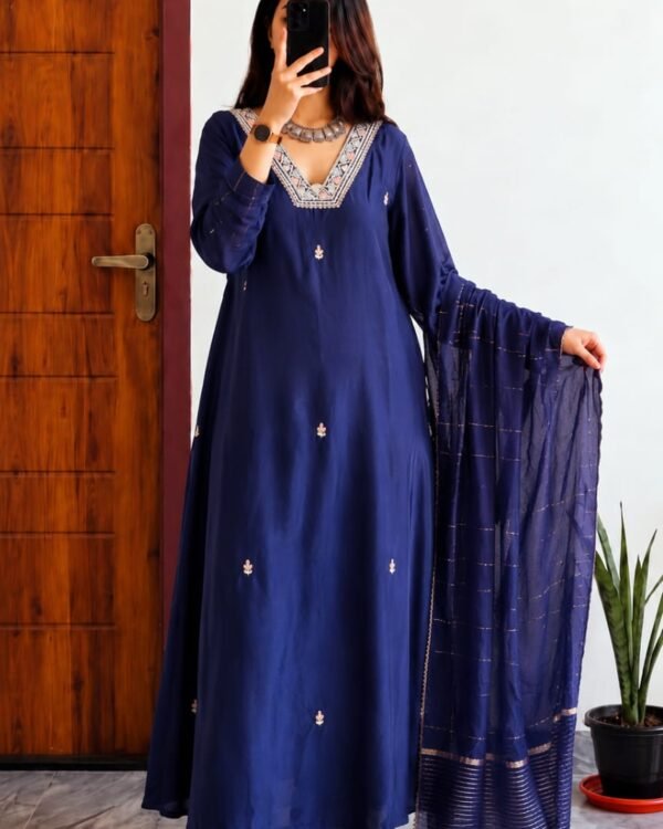 Pure Dola Silk Kurti Set