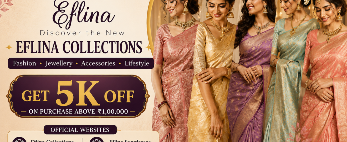Pure Silk Sarees & Jewellery