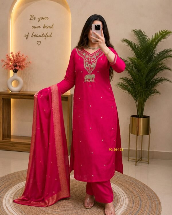 Pure soft Dola silk suit set