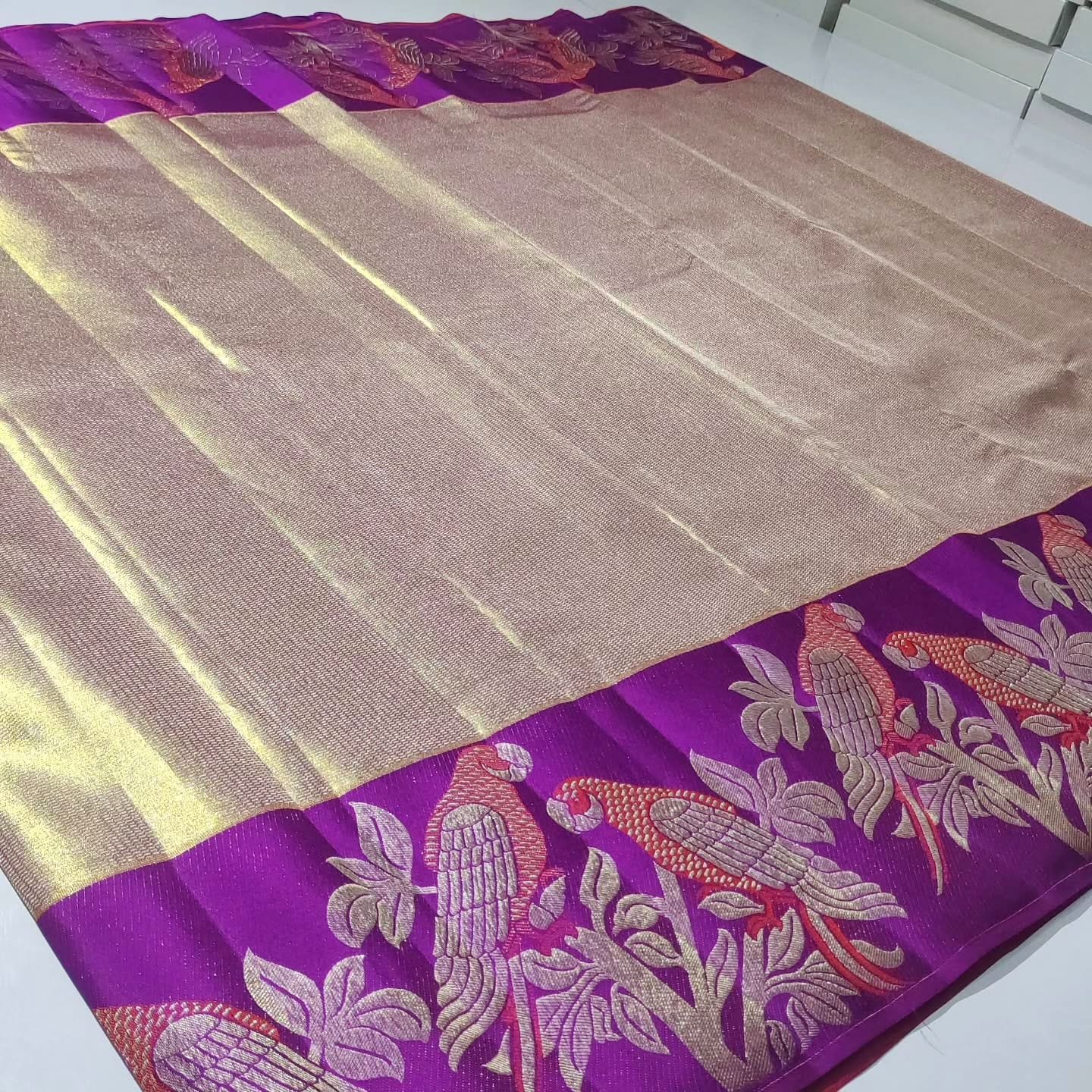 Wedding Collections: Pure Kanchipuram Tissue Silk Saree