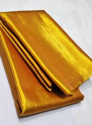 Exclusive Pure kanchipattu tissue plain gold zari