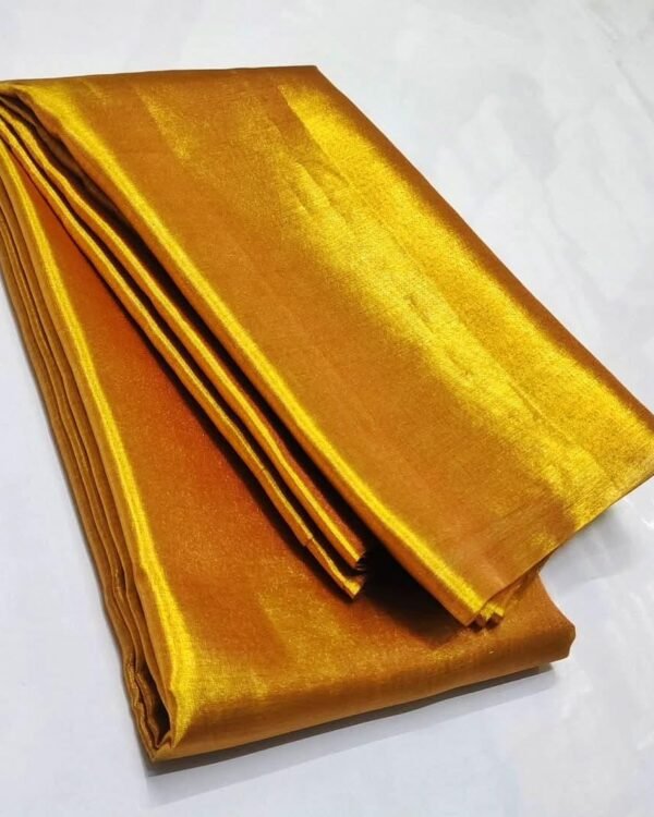 Exclusive Pure kanchipattu tissue plain gold zari