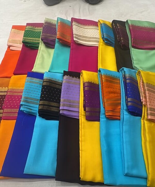 Mysore Crepe silk saree