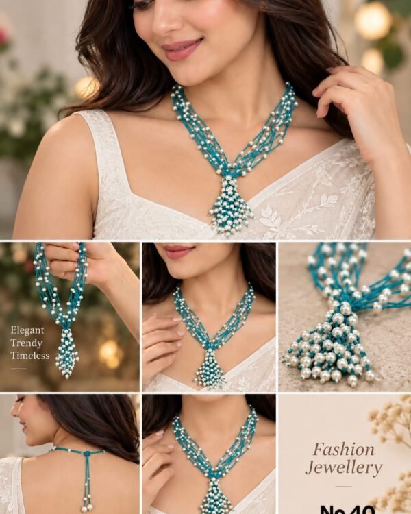 Pearl Beaded Designer Necklace