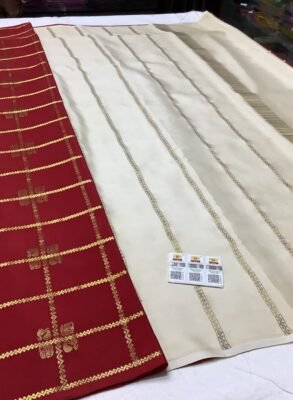 Pure crepe Mysore silk saree
