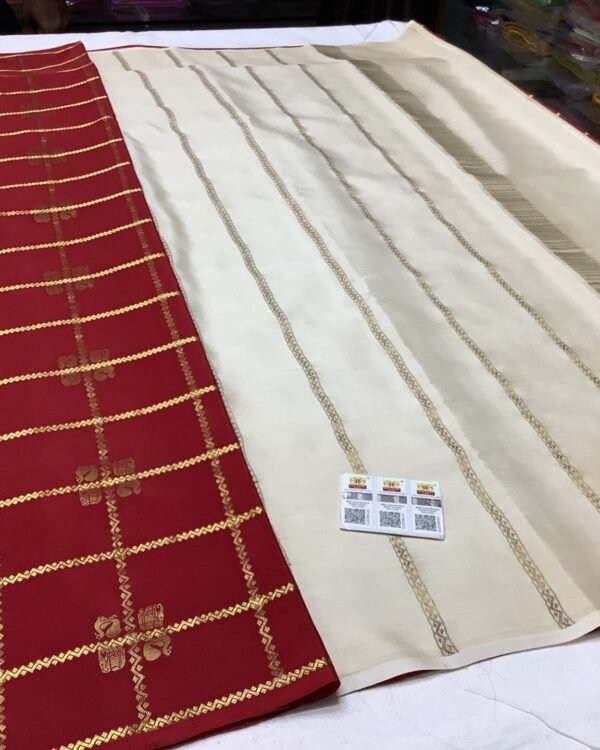 Pure crepe Mysore silk saree