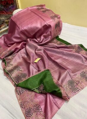 Pure tussar by desi tussar saree