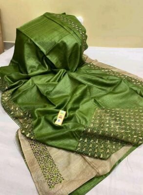 Pure tussar by desi tussar saree