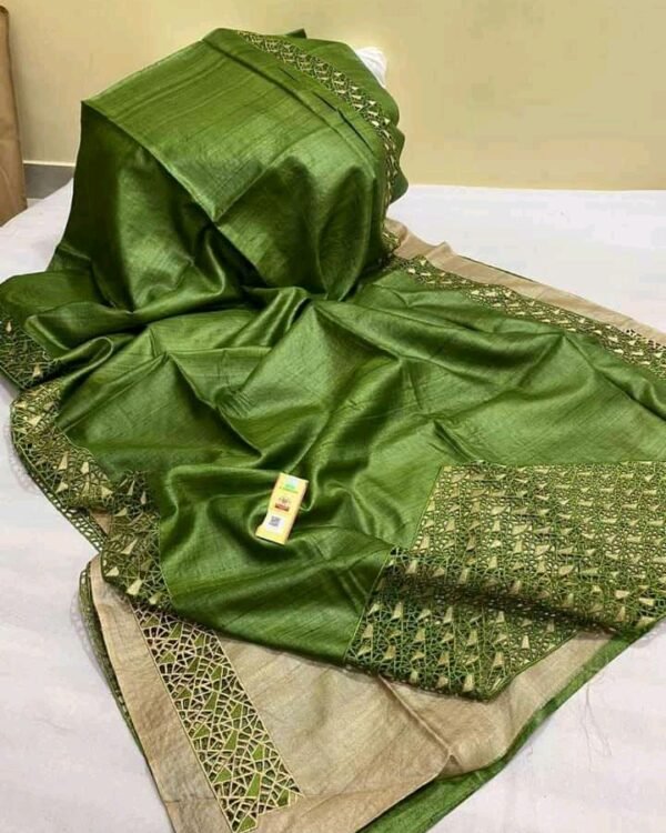 Pure tussar by desi tussar saree