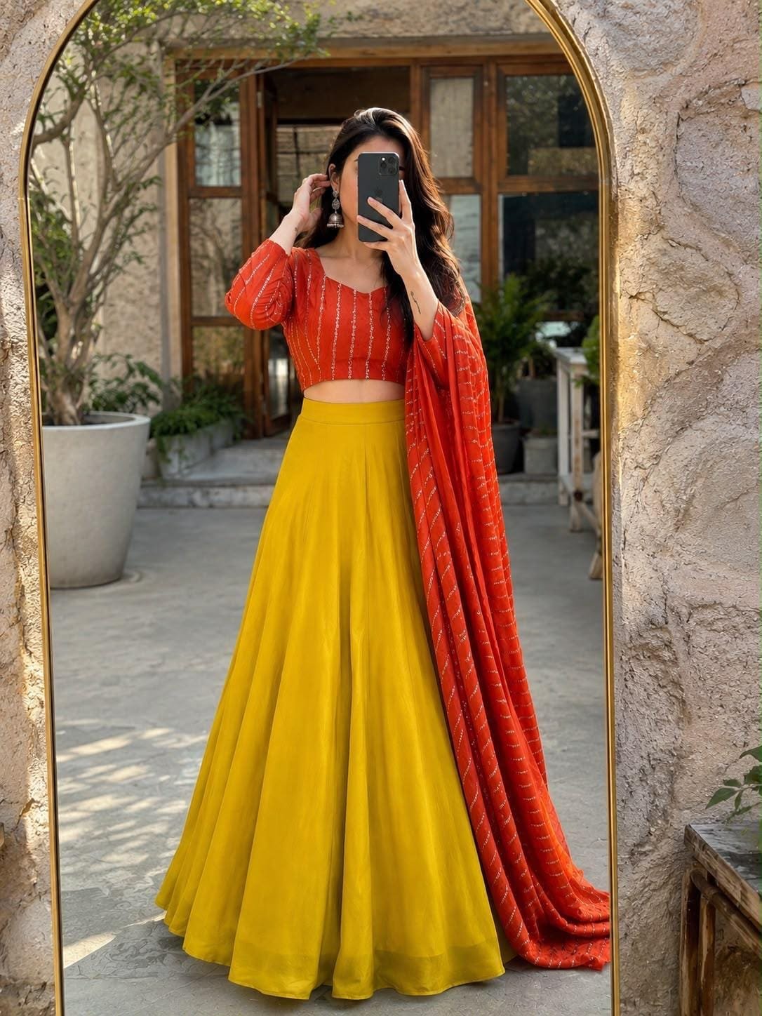 Saundarya Designer Lehenga Set | Eflina 11 Saundarya Designer Lehenga Set | Eflina - Image 11