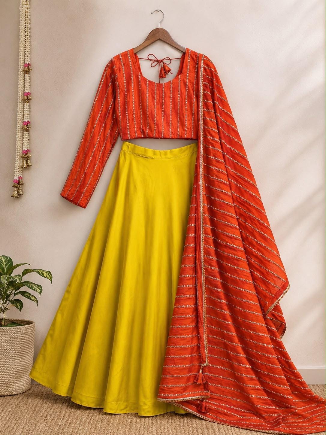 Saundarya Designer Lehenga Set | Eflina 9 Saundarya Designer Lehenga Set | Eflina - Image 9