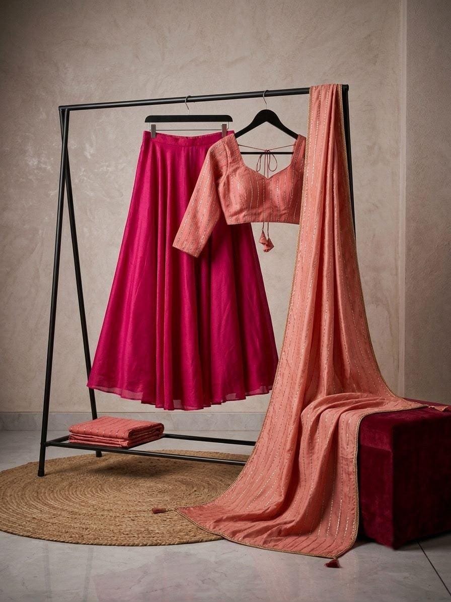 Saundarya Designer Lehenga Set | Eflina 14 Saundarya Designer Lehenga Set | Eflina - Image 14