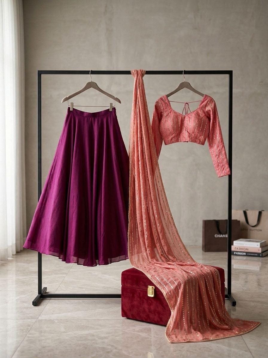 Saundarya Designer Lehenga Set | Eflina 19 Saundarya Designer Lehenga Set | Eflina1