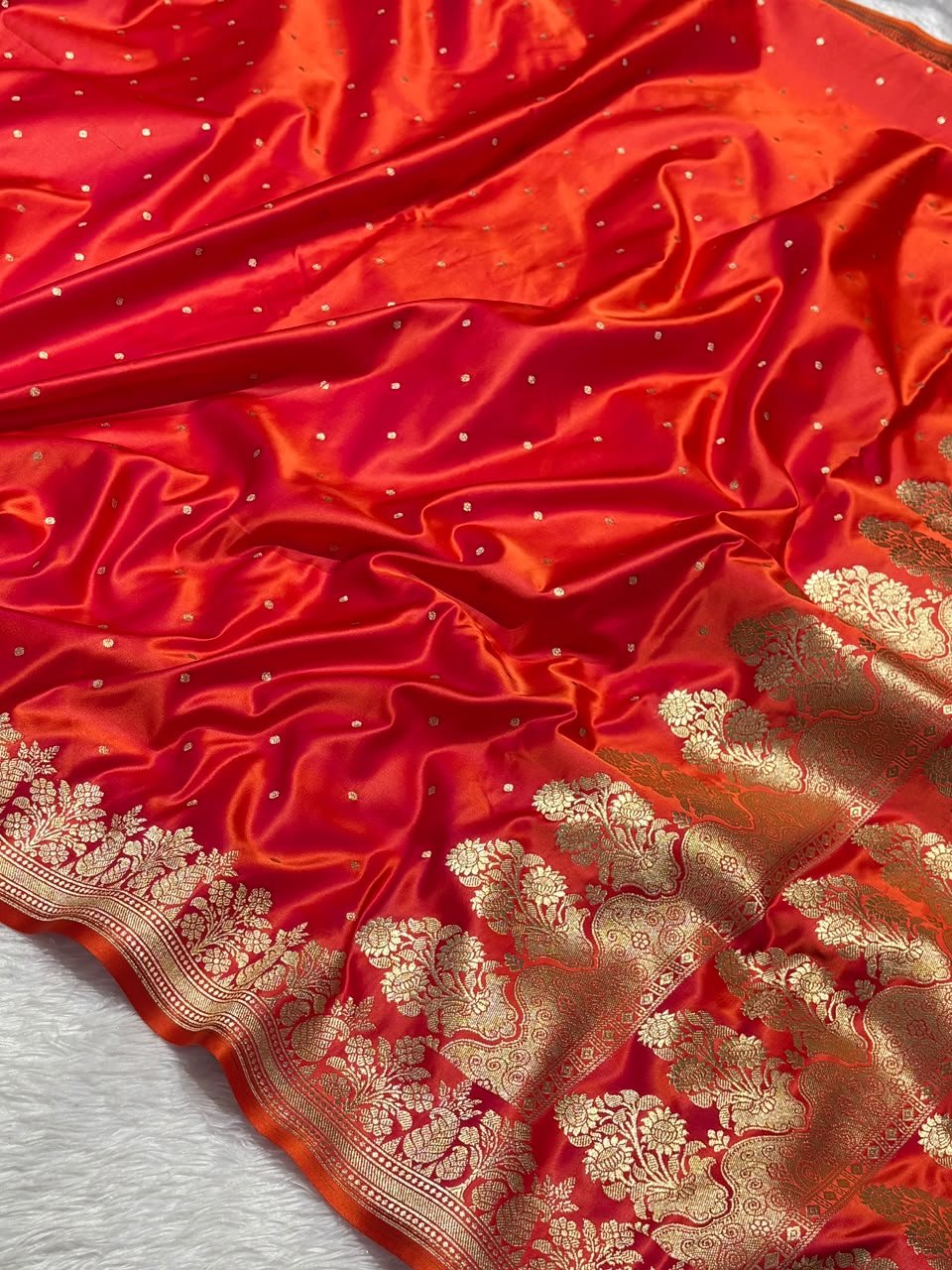 Banarasi Mashru Katan Silk Saree with Beautiful Butti Work 10 Banarasi Mashru Katan Silk Saree with Beautiful Butti Work