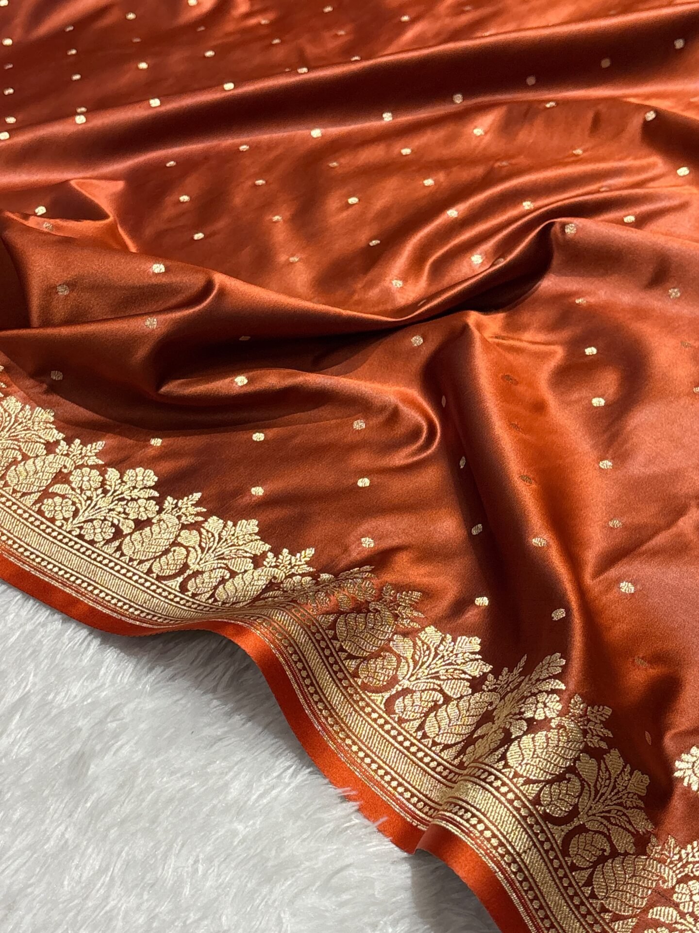Banarasi Mashru Katan Silk Saree with Beautiful Butti Work 11 Banarasi Mashru Katan Silk Saree with Beautiful Butti Work