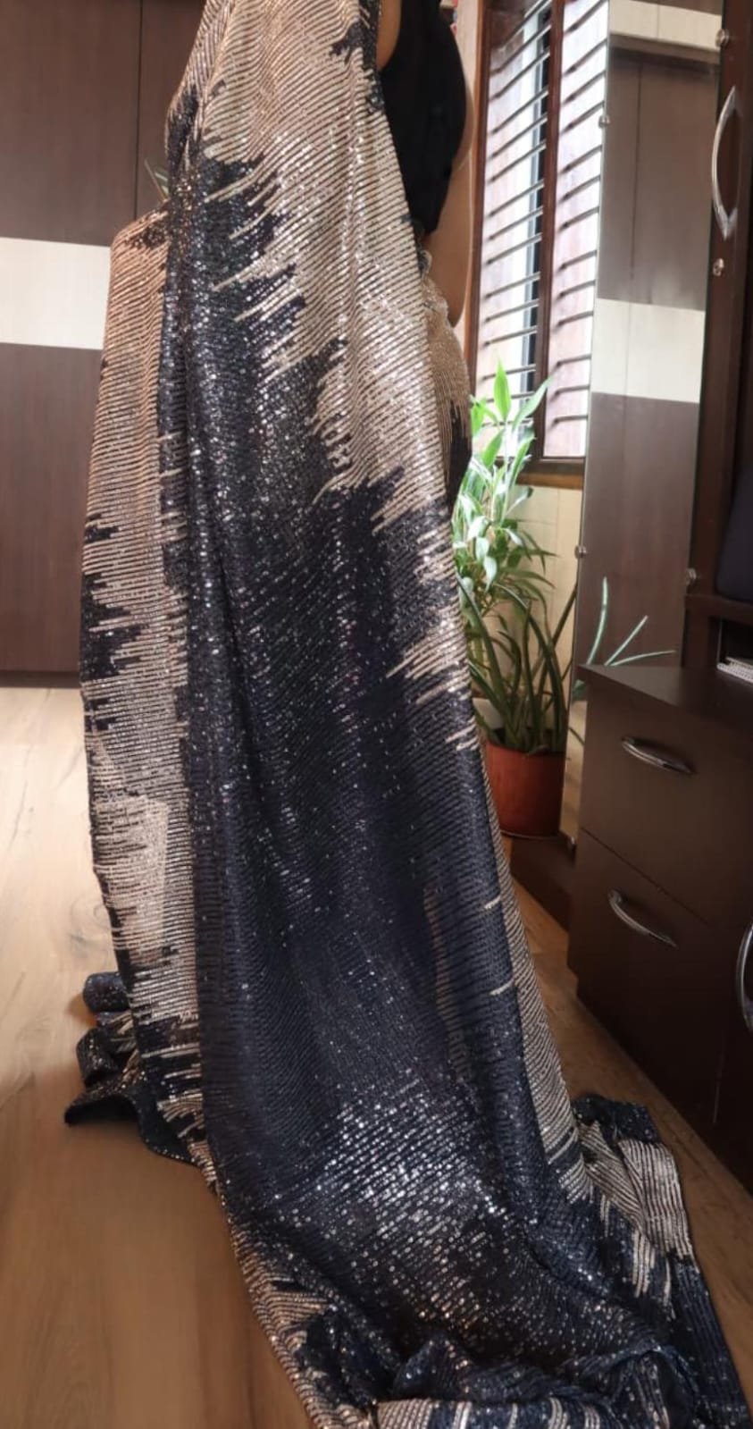 Cocktail Collection – Imported Lycra Sequin Saree 2 Cocktail Collection – Imported Lycra Sequin Saree