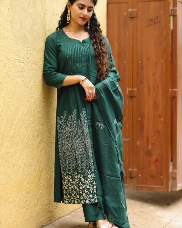 Soft mul cotton kurta set