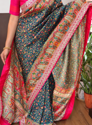 Pure Munga Silk Kani Brocade Weaving Saree
