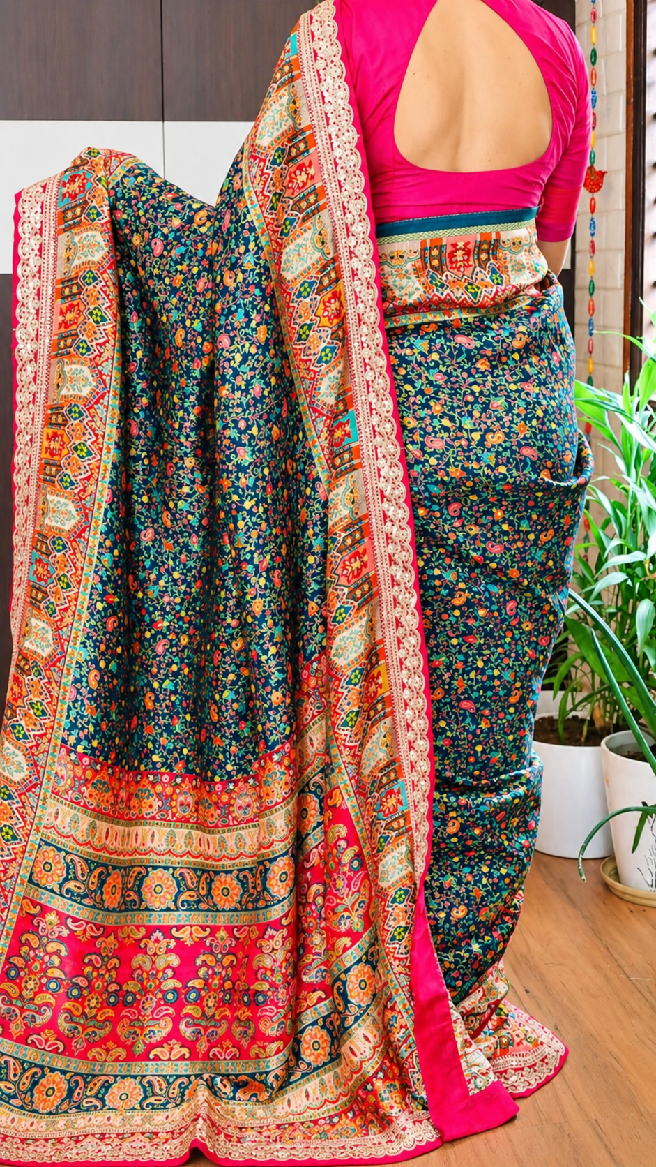 Pure Munga Silk Kani Brocade Weaving Saree 3 Pure Munga Silk Kani Brocade Weaving Saree - Image 3