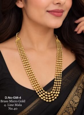 Brass micro polish designer mala GM-4