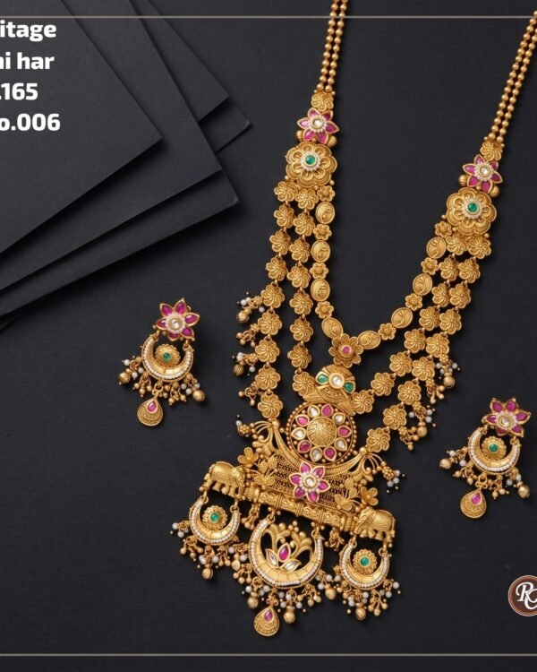 Heritage Rani Haar Necklace Set with Earrings