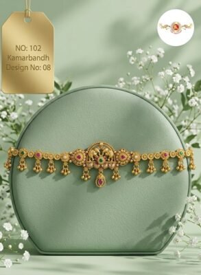 Antique Style Kamarbandh Design 08 waist belt product view